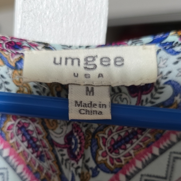 Umgee Multicolor Patterned Top - Picture 3 of 3